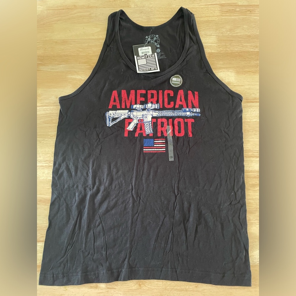 NWT Men’s American Patriot Tank size L